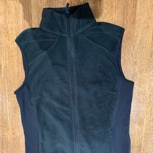 Columbia Titanium Black Fleece Vest, Women's Small